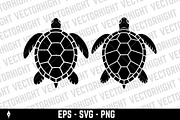 Vector icon of a sea turtle, an Animal Illustration by Vectorhight (Thumbnail 3 of 3)