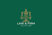 Law and Firm Abstract Logo Attorney, a Branding & Logo Template by Signatoro (Thumbnail 1 of 3)