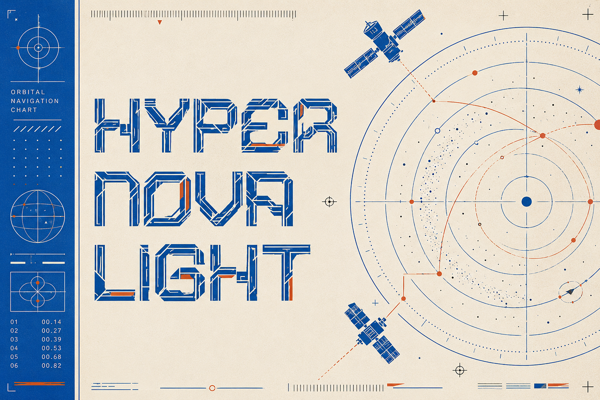 Vexora - Cyberpunk Display Font, a Sans Serif Font by PaperMoon (Photo 6 of 13)