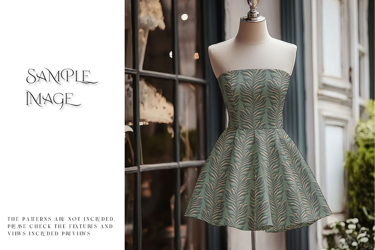 Women's Strapless Mini Dress Mockups, a Product Mockup by mock-ups (Photo 16 of 17)