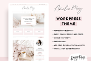Pink Wordpress Blog Theme, a WordPress Template by Design Pixie (Thumbnail 2 of 9)