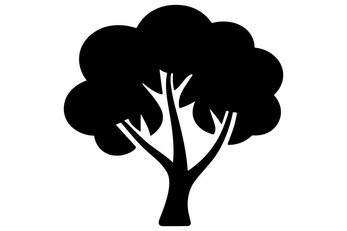 Tree Silhouette Vector Collection, an Illustration by Creativeshirt (Photo 7 of 7)