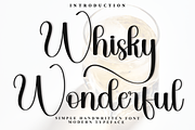 Whisky Wonderful, a Handwritten Font by InermediaSTUDIO (Thumbnail 1 of 8)