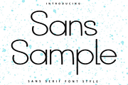 Sans Sample, a Sans Serif Font by FreshTypeINK (Thumbnail 1 of 8)