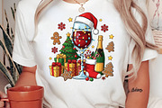 Christmas wine glasses png, an Illustration by Craft Nest (Thumbnail 3 of 6)