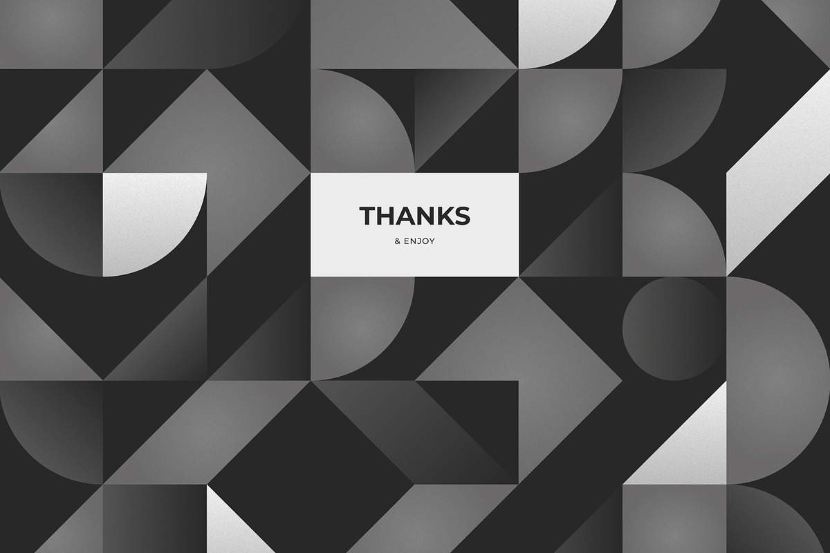 Geoshade – Monochrome Geometry, a Background Graphic by Léo Alexandre (Photo 11 of 11)