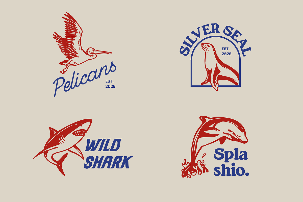 Wildlife Badge Collection, an Animal Illustration by Skilline Supply Co. (Photo 7 of 13)