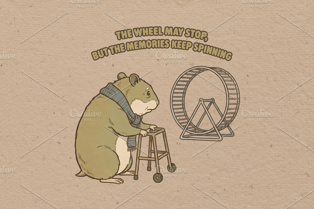 The wheel may stop, an Animal Illustration by Vectorlina (Photo 1 of 5)
