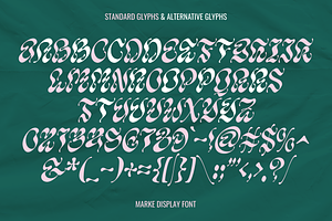 MARKE - DISPLAY FONT