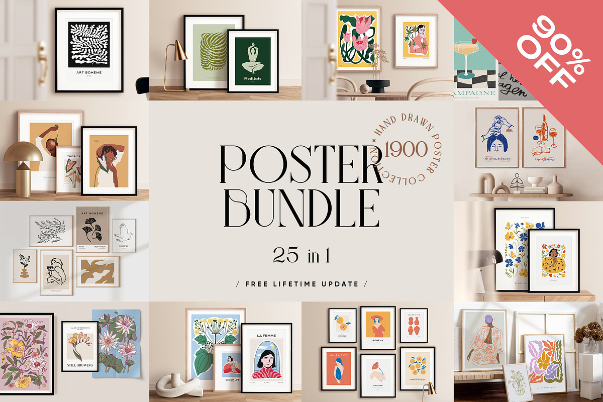 Poster Bundle | Modern Gallery, an Object Graphic by iStar Design (Photo 1 of 76)