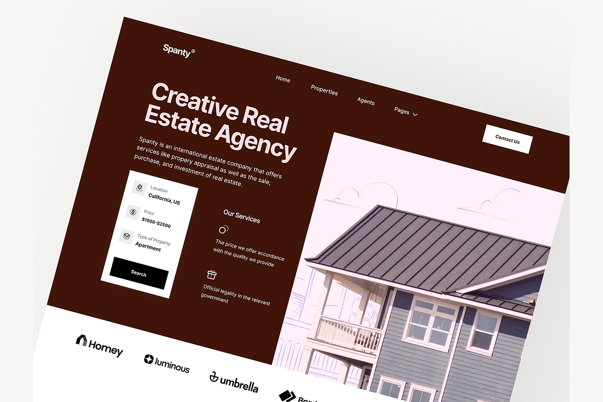 Real Estate Agency UI Kit, an UI Kit Template by DjectStudio (Photo 2 of 3)