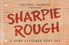 Sharpie Rough typeface