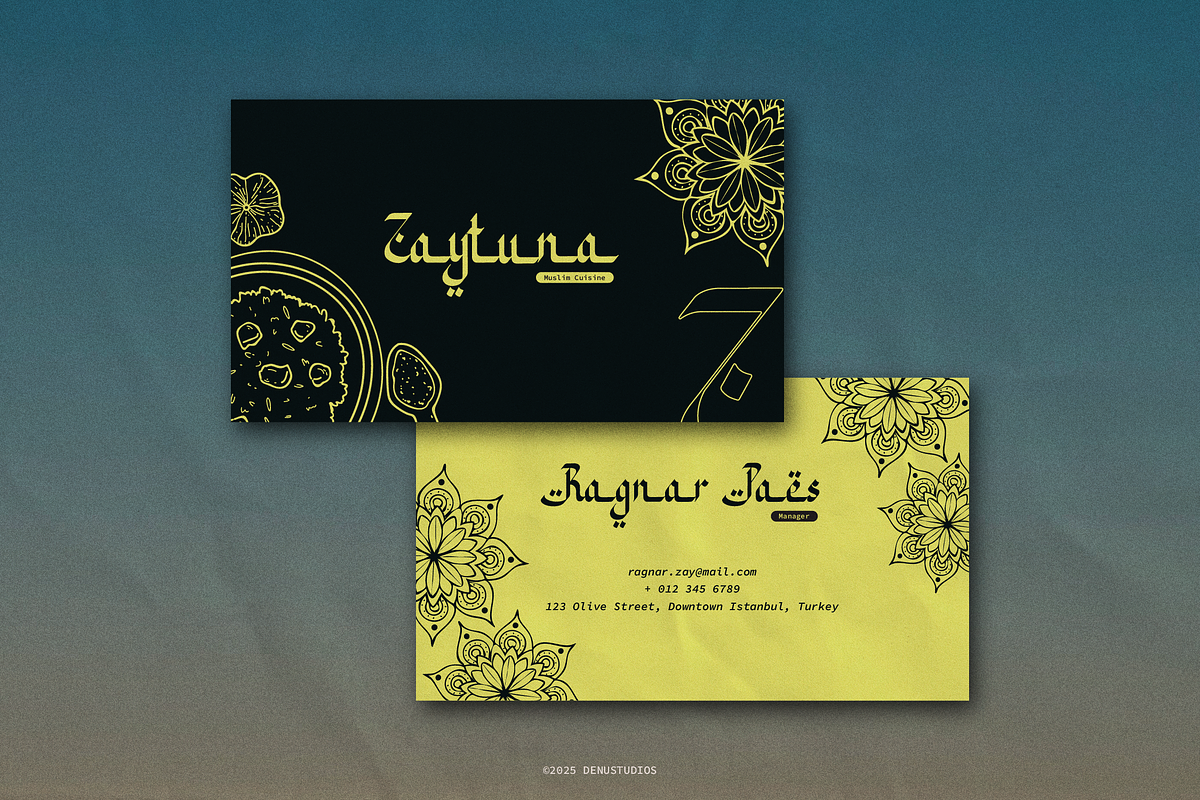 Al Laylie | Islamic Style Font, a Script Font by Denustudios (Photo 6 of 12)