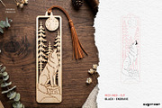 Winter Animals Bookmarks SVG Bundle, a Decorative Illustration by svgocean (Thumbnail 9 of 13)