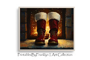 Santa Claus Set Wall Art Bundle, a Holiday Photo by PrintablesByFranklyn (Thumbnail 2 of 8)