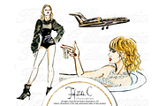 Reputation Taylors Clipart, an Illustration by HeidiCIllustration (Thumbnail 3 of 4)