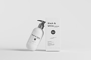 Black & White Mockups - Pump Bottles, a Packaging Mockup by pmvch (Thumbnail 81 of 160)