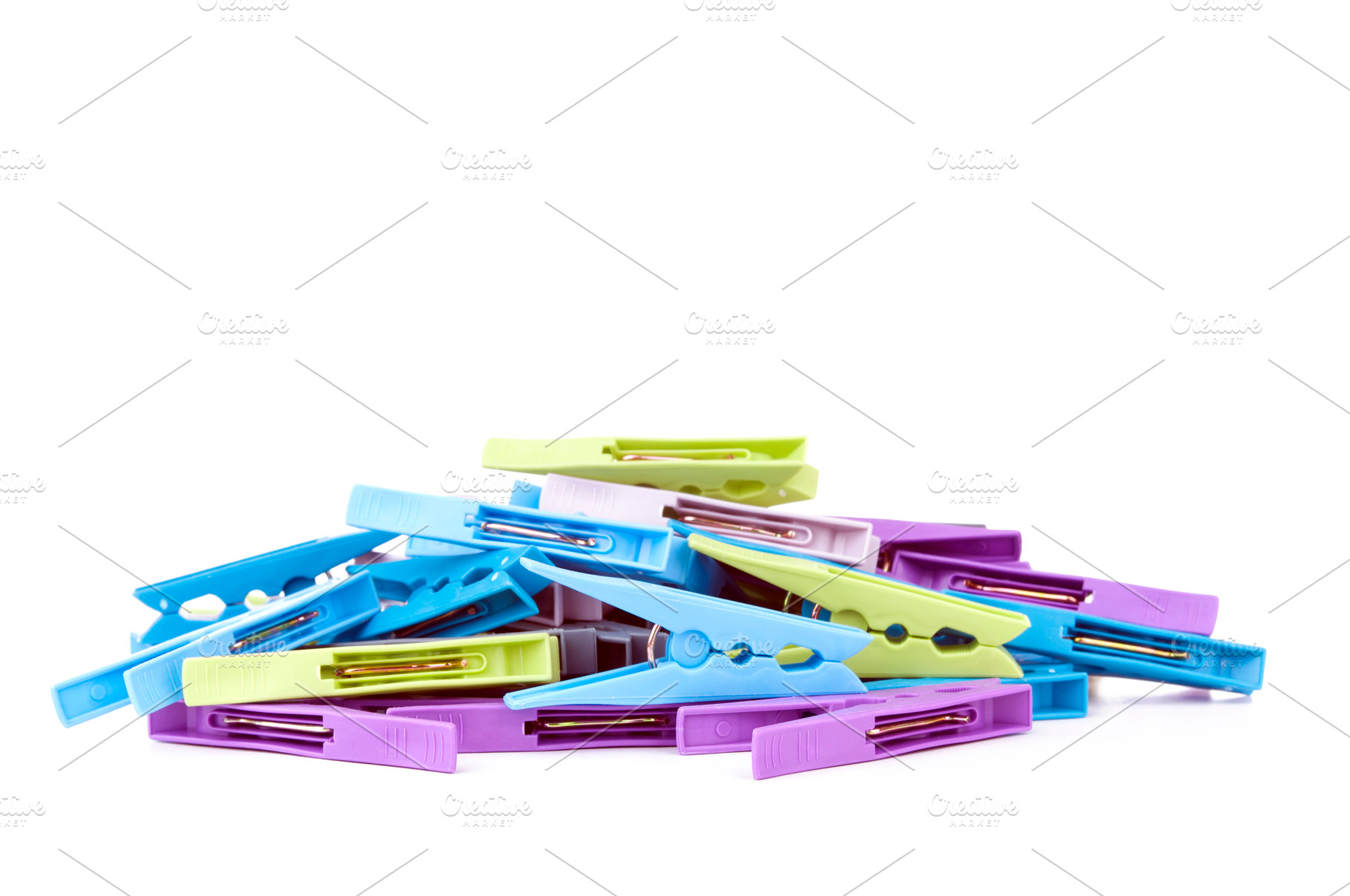 Pegs Isolated, an Abstract Photo by THP Creative