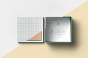 Square Shoe Box Mockup - 8 views, a Cups & Container Mockup by Illusiongraphic (Thumbnail 10 of 20)