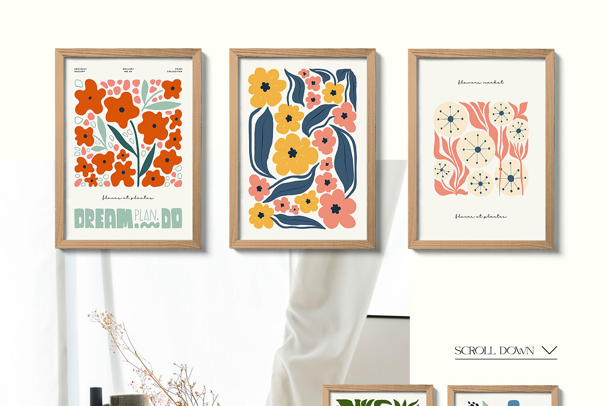 Modern Flora | Wall Art Creator, an Object Graphic by Leleka.Store (Photo 11 of 20)