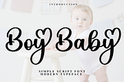 Boy Baby, a Handwritten Font by InermediaSTUDIO (Thumbnail 1 of 7)