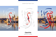 Czechia flag ribbon vector, a Templates & Theme by Simbos (Thumbnail 3 of 9)