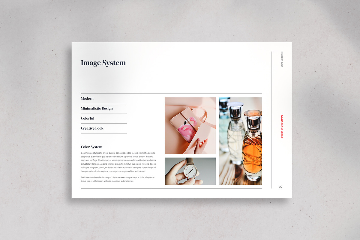 Brand Guidelines | Canva, InDesign, a Brochure Template by Orcshape Studio (Photo 6 of 14)