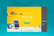 Sreative | Creative Multi-Purpose, a Websites & App Template by Sreative (Thumbnail 1 of 5)