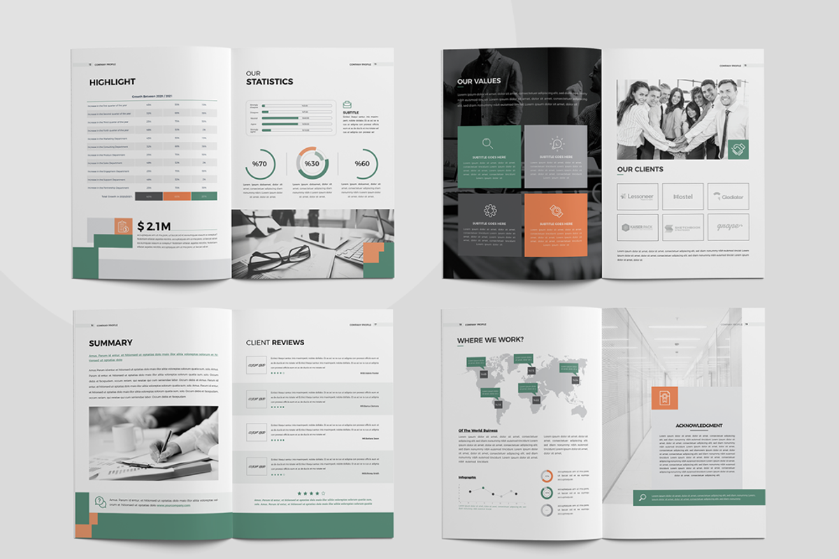 Company Brochure, Canva | Docx | PPT, a Brochure Template by Template Zone (Photo 4 of 9)
