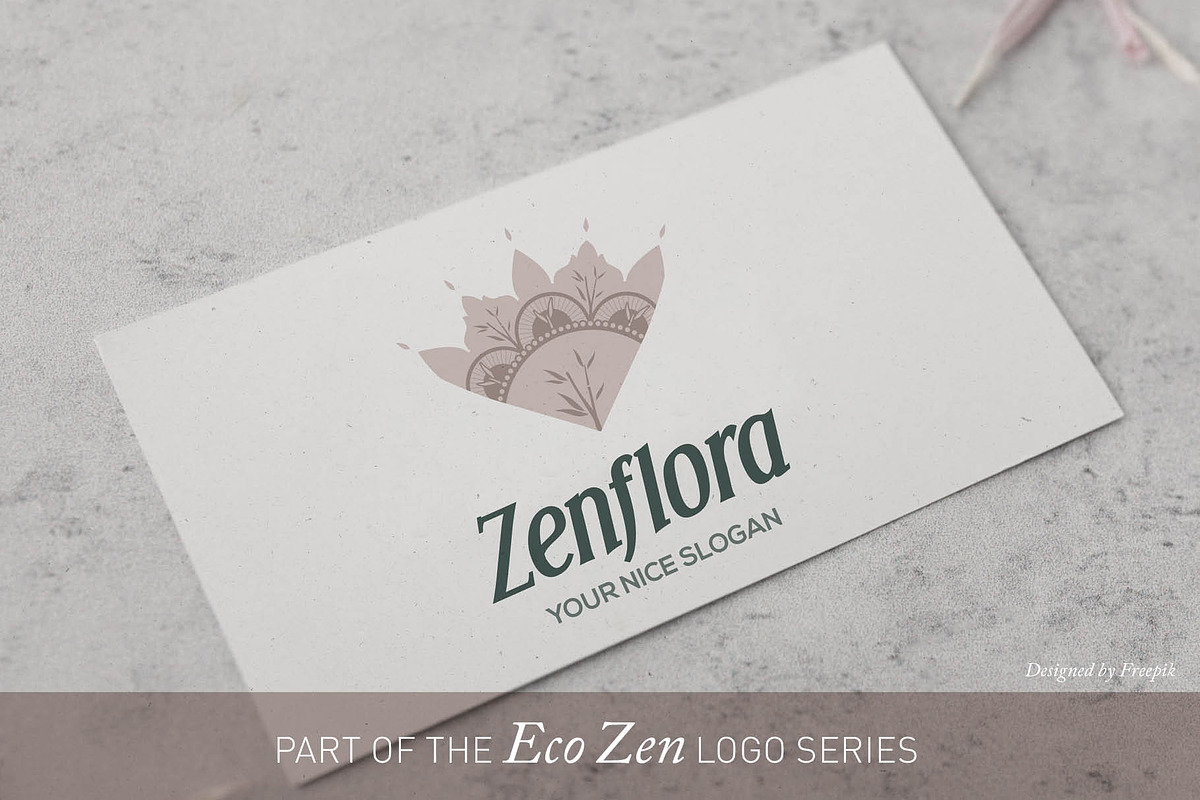 Floral Zen Brand Mark | Canva & AI, a Branding & Logo Template by Elibee (Photo 2 of 6)