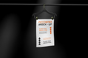 Hanging Poster Mockup, an Advertising Mockup by Farabion Studio (Thumbnail 1 of 3)