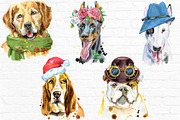 10 watercolor dog portraits 9, an Animal Illustration by Watercolor fantasy (Thumbnail 3 of 5)
