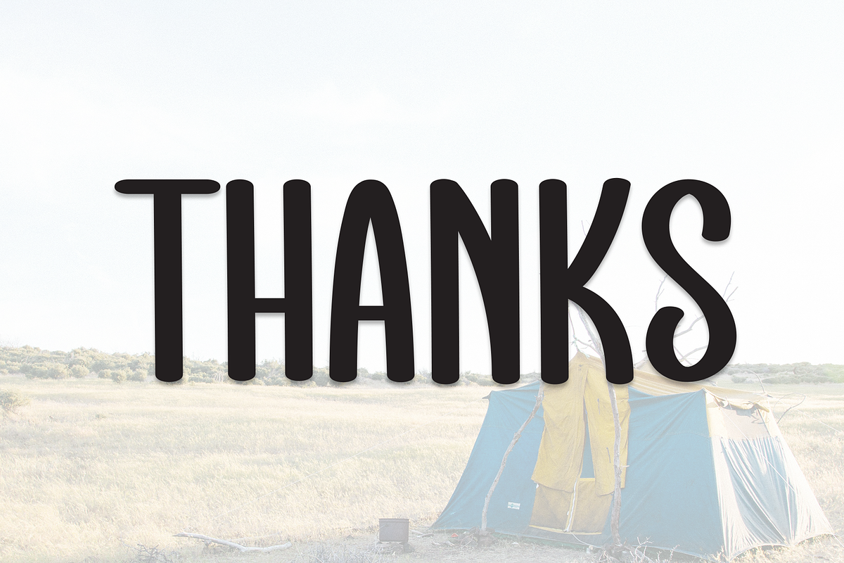 Camping Dream | Script Font, a Script Font by Scratchones (Photo 8 of 8)
