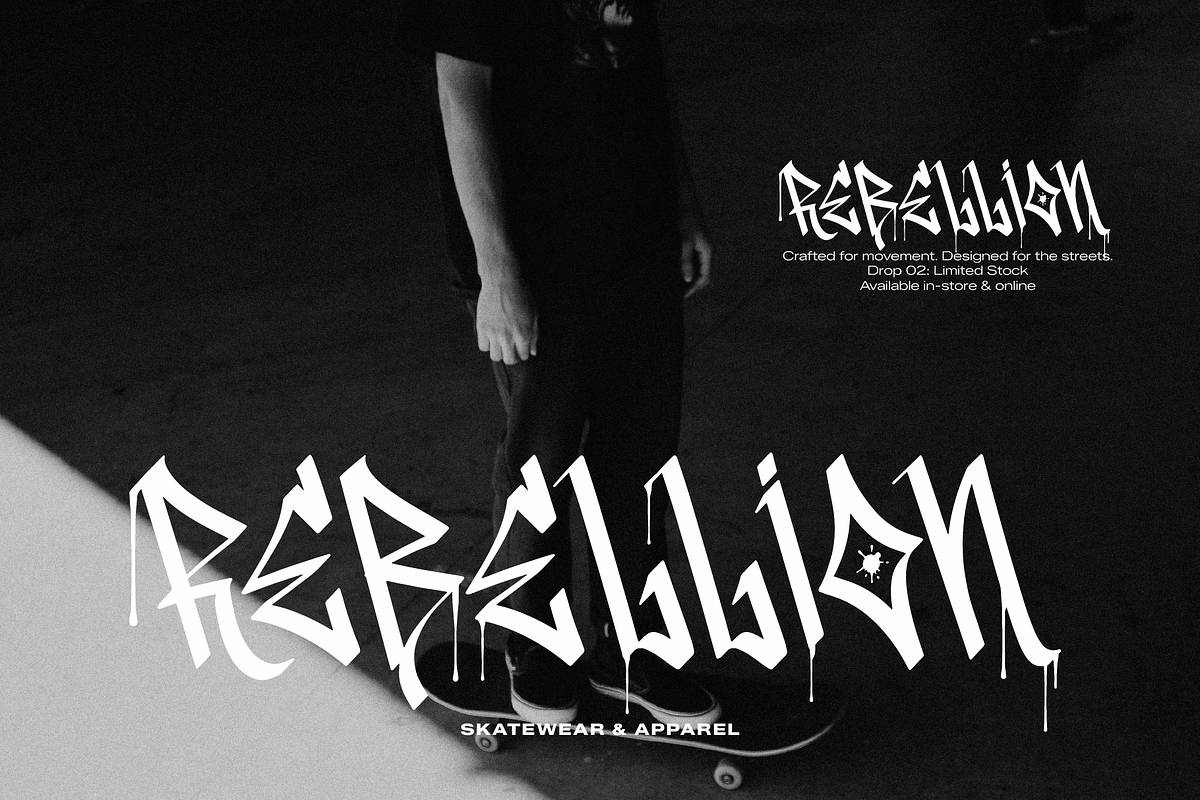 Vendalyx | Graffiti Font, a Handwritten Font by Denustudios (Photo 3 of 12)
