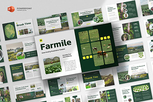 Farming Agriculture Powerpoint, a Presentation Template by fluffstudio