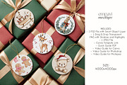 Ornament Mockup Set of 5, a Household Mockup by EmpaviMockups (Thumbnail 4 of 5)