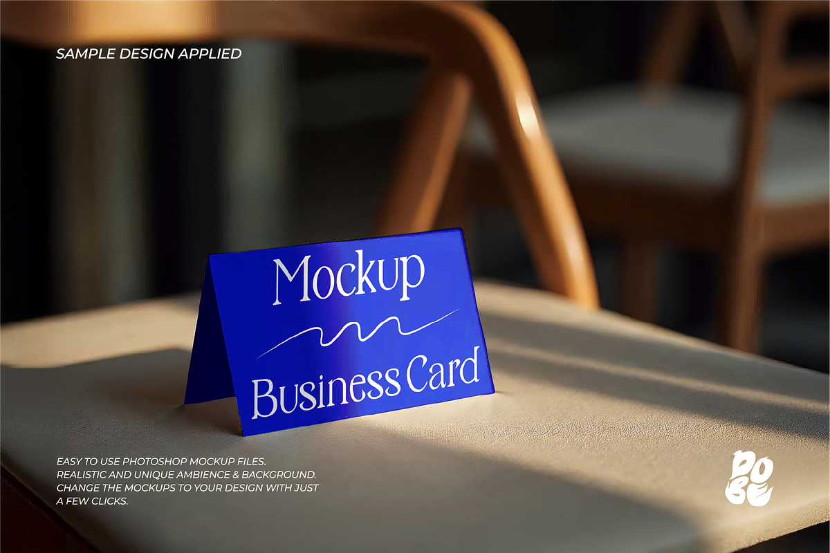 Business Card Mockup Set, a Books & Magazine Mockup by DOBE Studio (Photo 8 of 9)