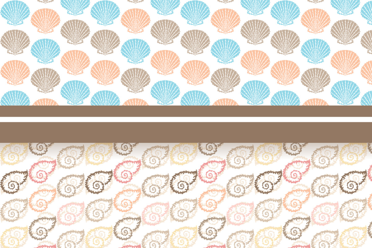 Marine Seamless Patterns preview 4