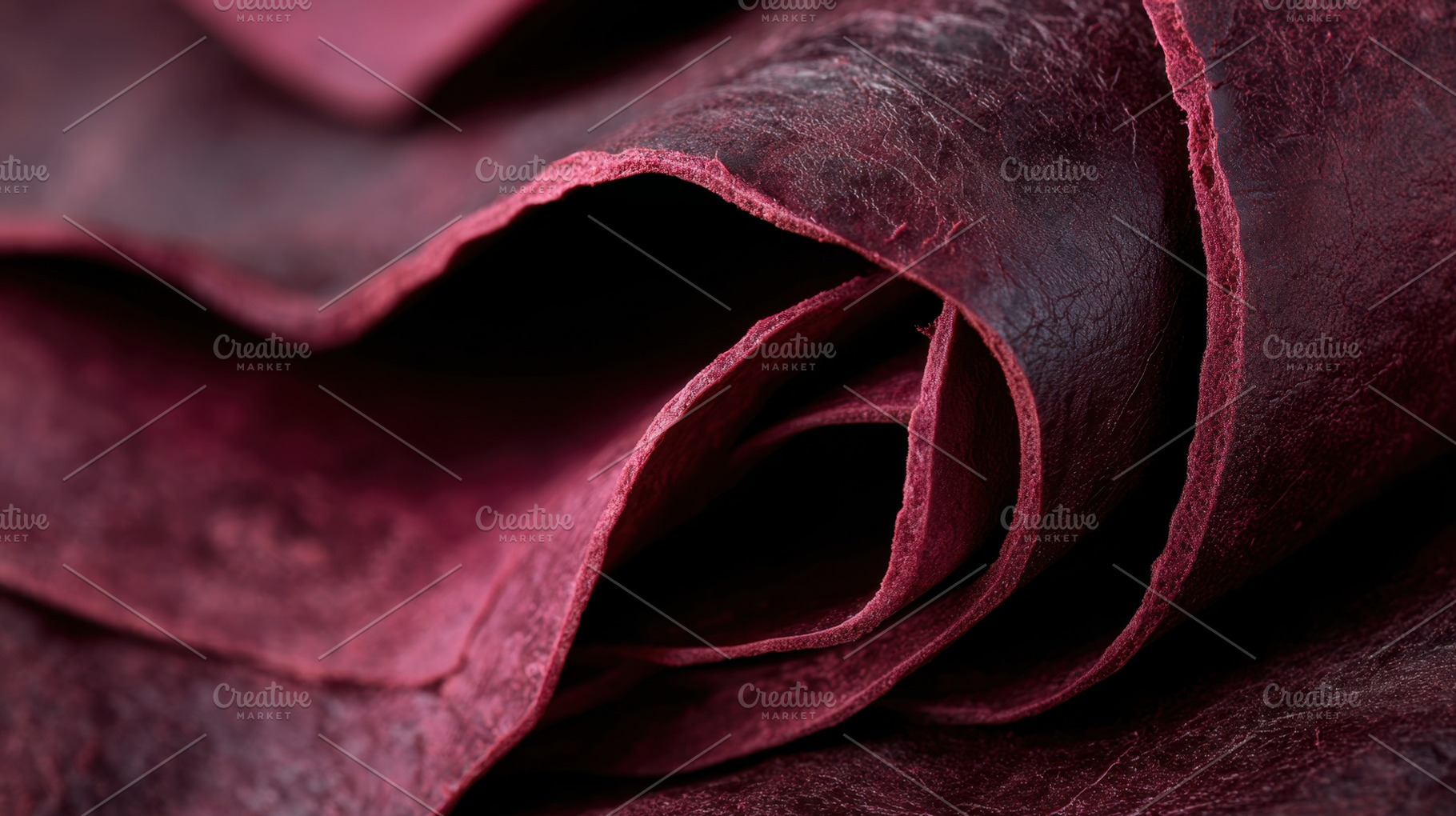 Crafting with maroon leather, a Photo by Beautiful things