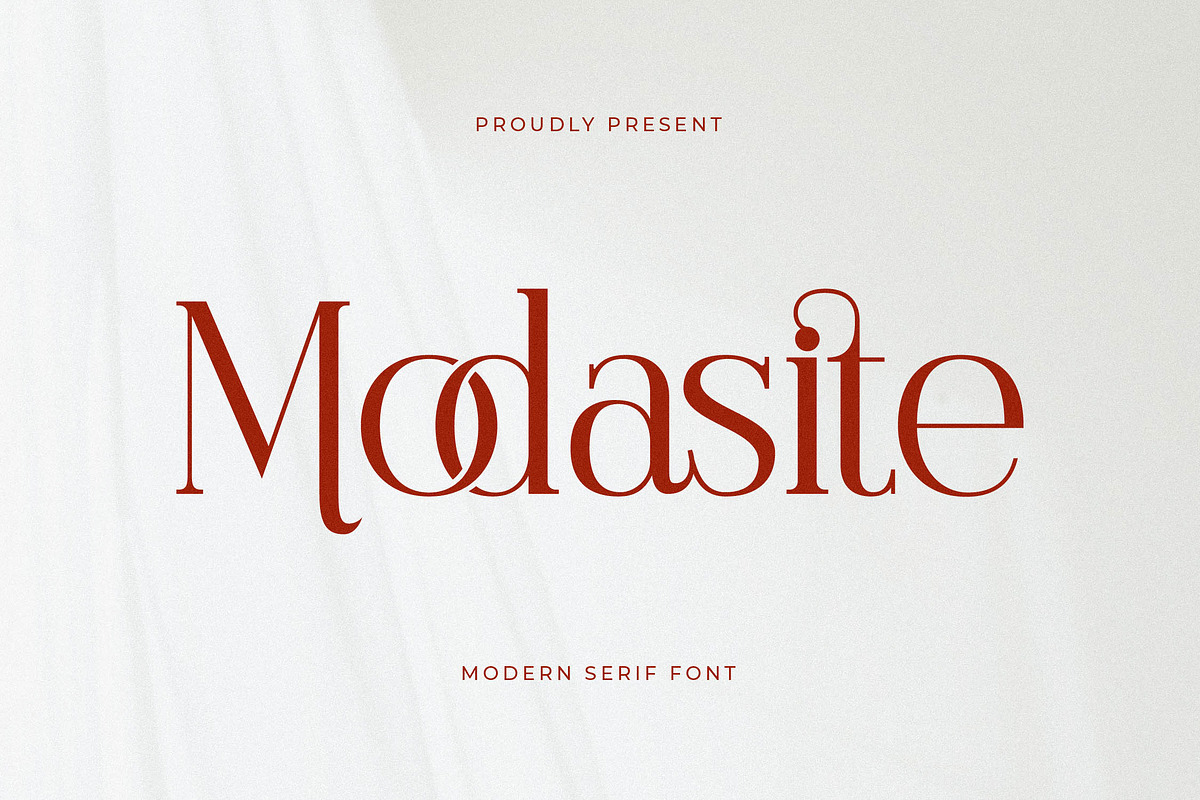 Modasite Modern Serif Font, a Serif Font by Letterena Studios (Photo 1 of 14)