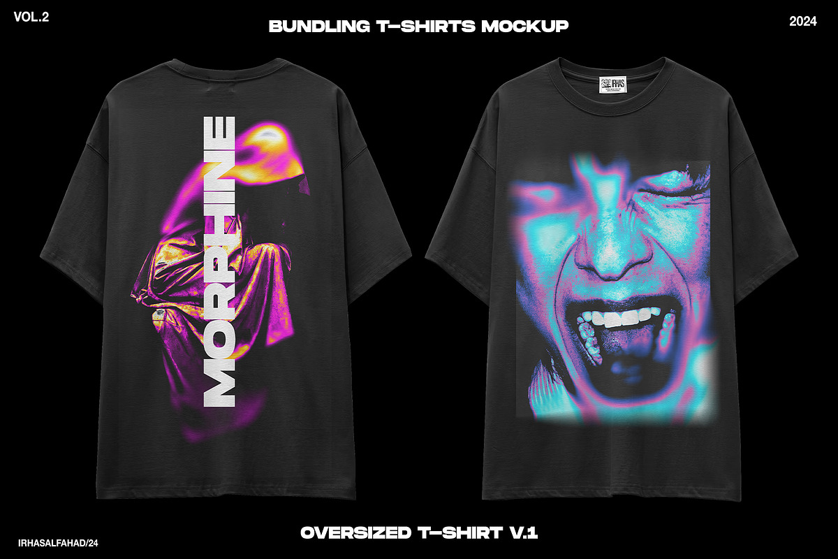 Bundle Mockup T-shirts, a Shirt Mockup by Irhasalfahad (Photo 4 of 6)