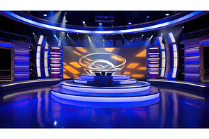 host morning show ai generated, a Beauty & Fashion Photo by pikepicture