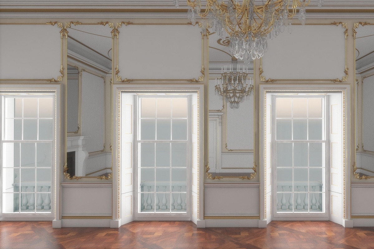 Classic Interior Hall 3D, an Architecture 3D Model by Giimann (Photo 9 of 12)