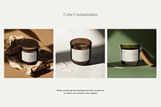 Glass Candle Mockup, a Packaging Mockup by Wildfield Studio (Thumbnail 4 of 7)