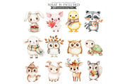 Fall Clipart Autumn Watercolor PNG, an Illustration by CharmClipart (Thumbnail 4 of 10)