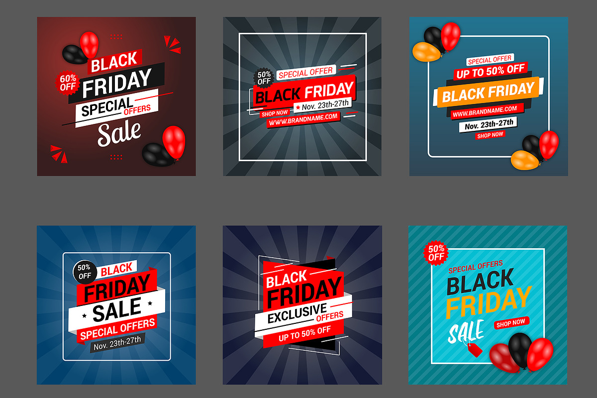 Black Friday Banner, a Social Media Template by alimran24 (Photo 4 of 4)