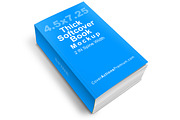 Thick Paperback Book Mockup, a Print Template by Cover Actions Premium (Thumbnail 4 of 5)