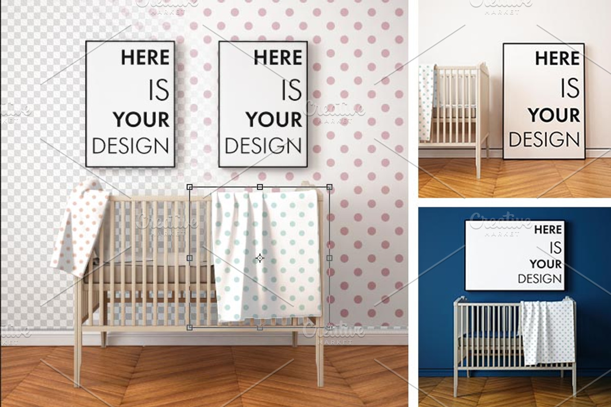 10 Mockups children's room, a Print Template by FilL239 (Photo 1 of 10)