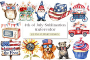 4th of July Sublimation Bundle, an Illustration by DreamArtGraphic (Thumbnail 1 of 4)