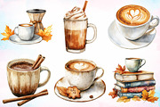 Watercolor Fall Fishing Clipart PNG, an Icon by Canvas Craft (Thumbnail 2 of 4)